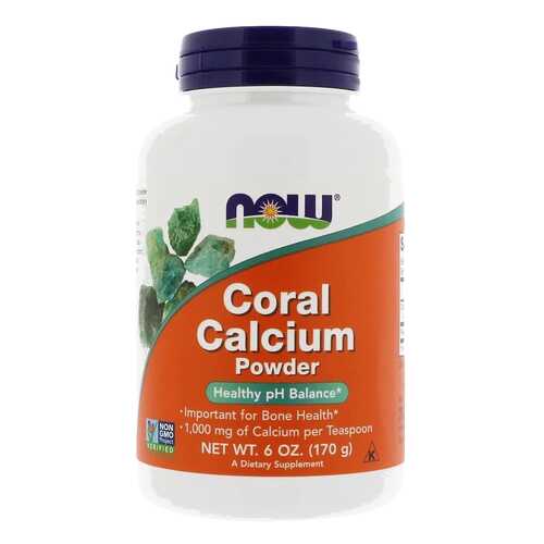 Кальций NOW Coral Calcium Powder 170 г в NL International