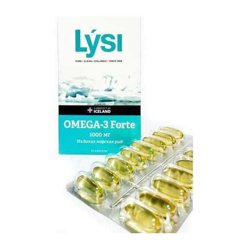 Рыбий жир Lysi Омега-3 форте капсулы 64 шт. в NL International