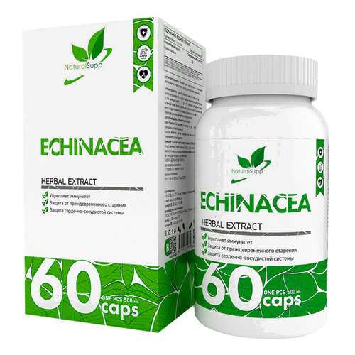 Эхинацея добавка для иммунитета NaturalSupp Echinacea 500 мг капсулы 60 шт. в NL International
