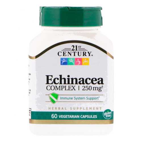 Экстракт эхинацеи 21ST CENTURY Echinacea вег. капсулы 60 шт. в NL International
