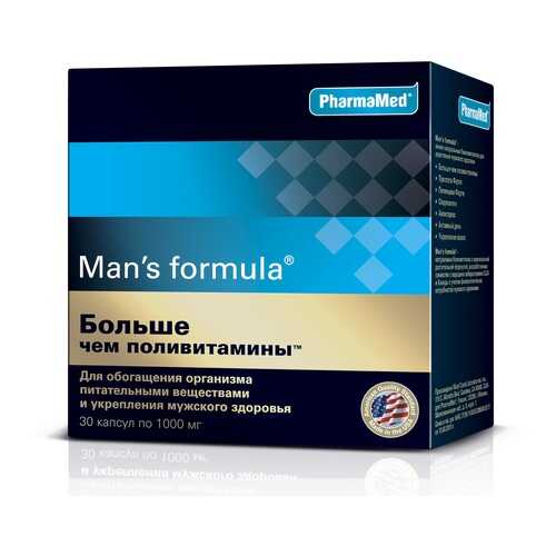 PharmaMed Man's formula Больше чем поливитамины, 30 капс в NL International