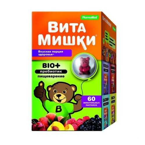 ВитаМишки Био+ Пребиотик паст.жев. 60 шт. в NL International