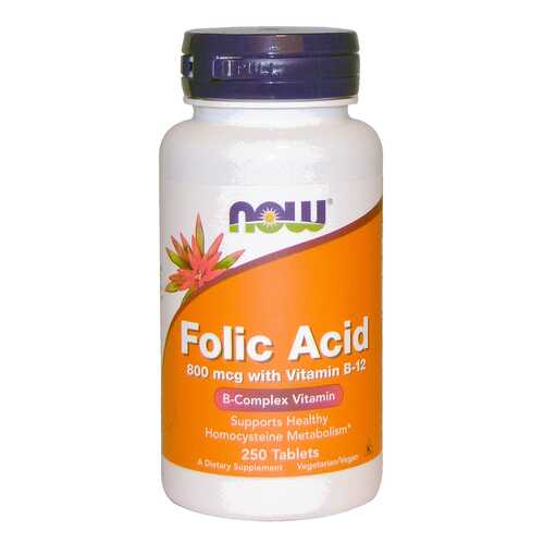 Фолиевая кислота NOW Folic Acid 250 табл. в NL International