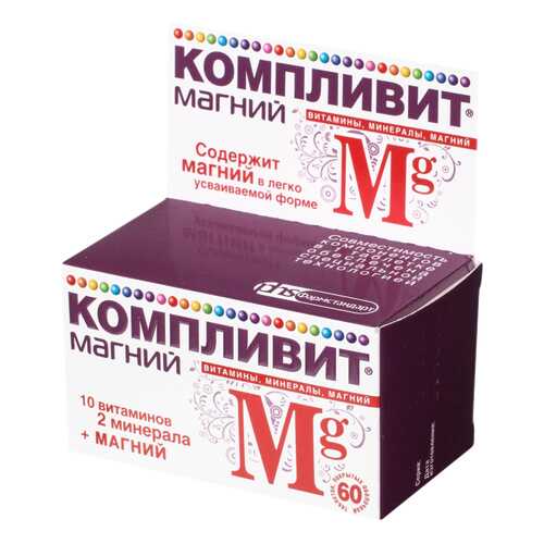 Компливит Магний в таблетках 735мг N60 в NL International