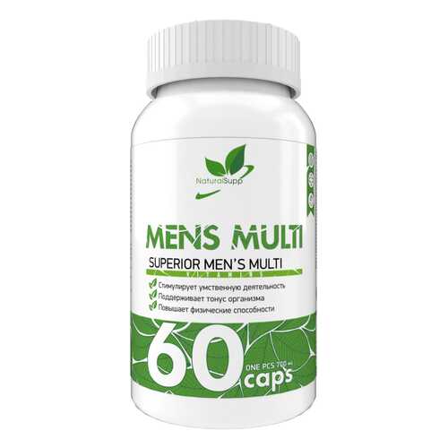 Витаминно-минеральный комплекс NATURALSUPP Mens Multi (60 капсул) в NL International
