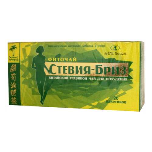 Фиточай Меган стевия бриз для похудения ф/п х 3,3 г 20 шт. в NL International