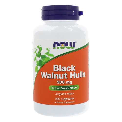 Добавка для иммунитета NOW Black Walnut Hulls 100 капс. натуральный в NL International