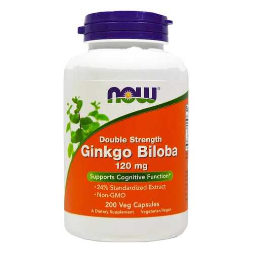 Добавка для здоровья NOW Double Strength Ginkgo Biloba 200 капсул в NL International