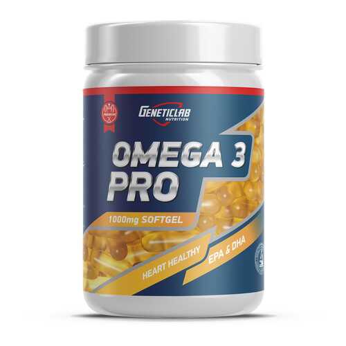 Омега-3 рыбий жир GeneticLab Nutrition Omega-3 капсулы 300 шт. в NL International
