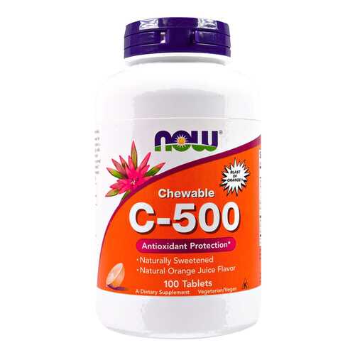 Витамин C NOW C-500 Chewable 100 табл. вишня в NL International
